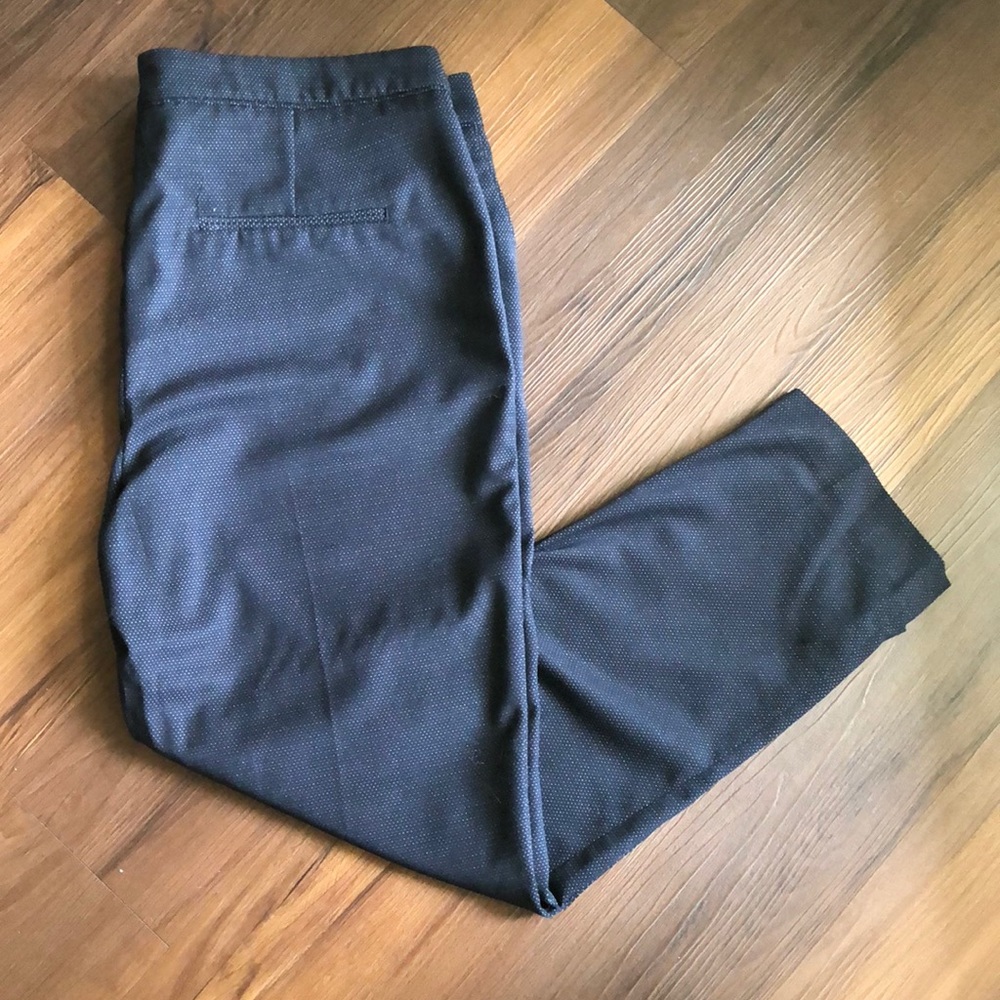 H&M Ankle-Length Pindot Trousers